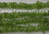 COQ61 15.5 inches 3*7mm natural olive quartz chips beads wholesale