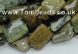 COS08 15.5 inches 12*16mm rectangle ocean stone beads wholesale