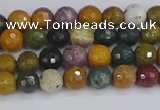 COS200 15.5 inches 4mm faceted round ocean jasper beads