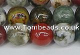 COS224 15.5 inches 12mm round ocean stone beads wholesale