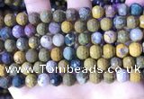 COS311 15.5 inches 8mm faceted round ocean jasper beads