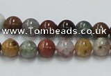 COS39 15.5 inches 8mm round ocean stone beads wholesale