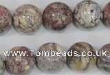 COT06 15.5 inches 18mm round osmanthus stone beads wholesale