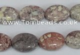 COT09 15.5 inches 13*18mm oval osmanthus stone beads wholesale