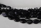 COV02 15.5 inches 6*8mm oval blue goldstone beads wholesale