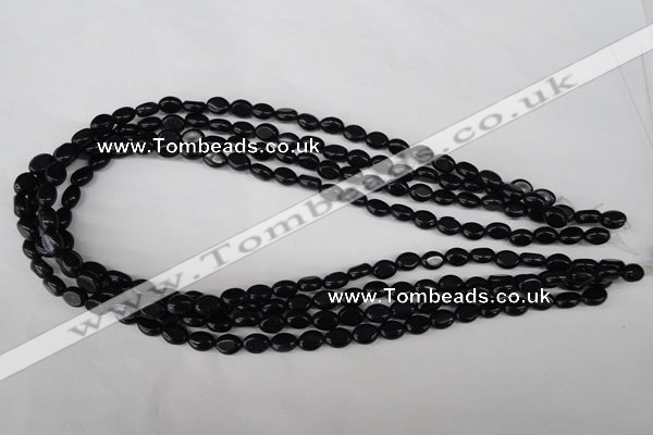 COV02 15.5 inches 6*8mm oval blue goldstone beads wholesale