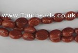 COV03 15.5 inches 6*8mm oval goldstone beads wholesale