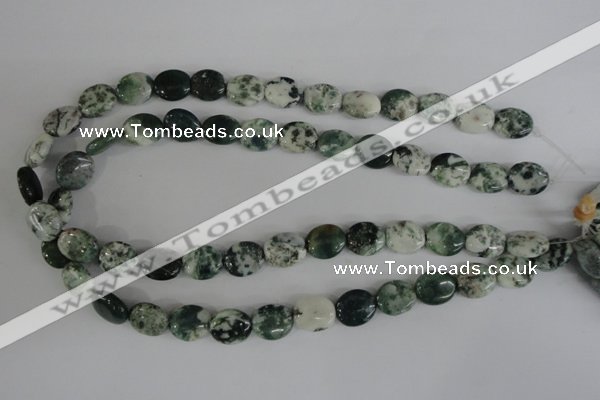 COV100 15.5 inches 12*14mm oval tree agate beads wholesale