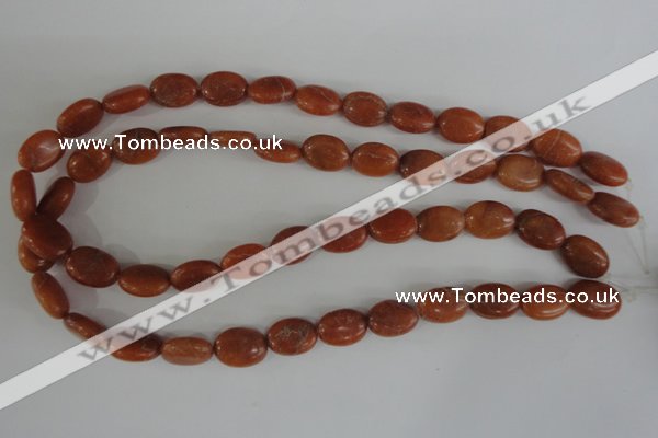 COV102 15.5 inches 12*16mm oval red aventurine beads wholesale