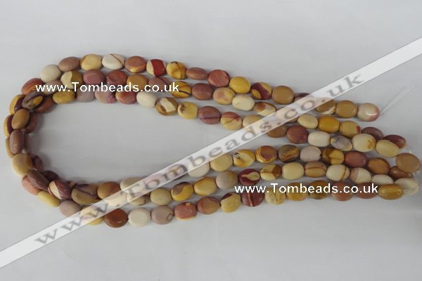 COV12 15.5 inches 8*10mm oval mookaite gemstone beads wholesale