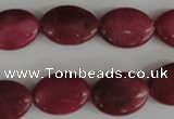 COV123 15.5 inches 13*18mm oval candy jade beads wholesale