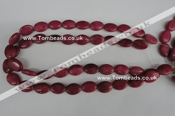 COV123 15.5 inches 13*18mm oval candy jade beads wholesale