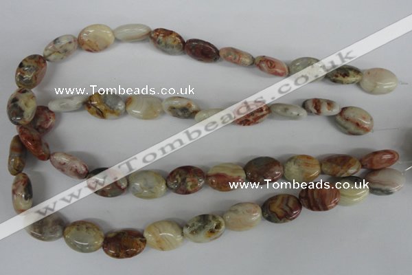 COV130 15.5 inches 13*18mm oval agate gemstone beads wholesale