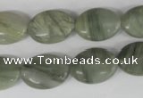 COV136 15.5 inches 13*18mm oval seaweed quartz beads wholesale