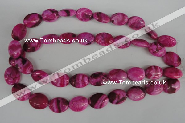 COV154 15.5 inches 15*20mm oval crazy lace agate beads wholesale