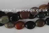 COV25 15.5 inches 8*10mm oval Indian agate beads wholesale