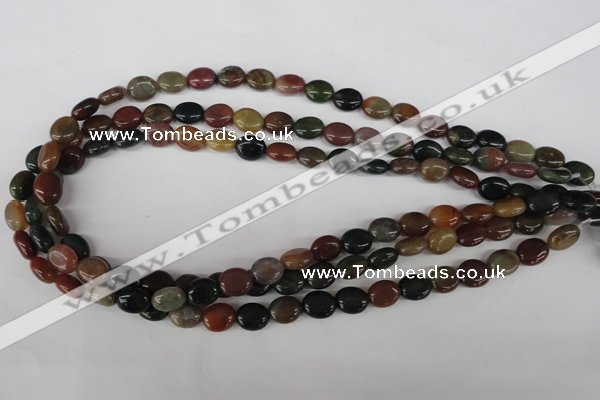 COV25 15.5 inches 8*10mm oval Indian agate beads wholesale