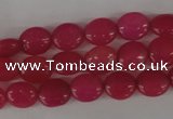 COV40 15.5 inches 8*10mm oval candy jade gemstone beads wholesale