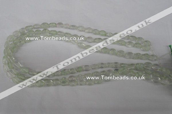 COV42 15.5 inches 8*10mm oval watermelon green beads wholesale