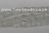 COV43 15.5 inches 8*10mm oval watermelon white beads wholesale