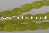 COV54 15.5 inches 8*12mm oval lemon jade gemstone beads wholesale