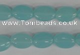 COV61 15.5 inches 10*14mm oval candy jade beads wholesale