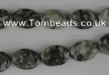 COV76 15.5 inches 10*14mm oval jasper gemstone beads wholesale