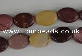 COV78 15.5 inches 10*14mm oval mookaite gemstone beads wholesale