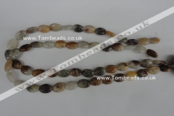 COV80 15.5 inches 10*14mm oval agate gemstonebeads wholesale