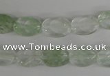 COV92 15.5 inches 10*14mm oval watermelon green beads wholesale