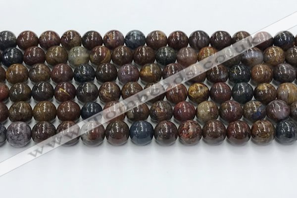 CPB1072 15.5 inches 8mm round peter stone beads wholesale
