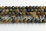 CPB1078 15.5 inches 10mm faceted round natural pietersite beads