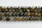 CPB1079 15.5 inches 12mm faceted round natural pietersite beads