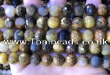 CPB1084 15.5 inches 12mm faceted round pietersite gemstone beads