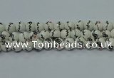 CPB551 15.5 inches 6mm round Painted porcelain beads