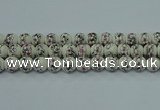 CPB602 15.5 inches 8mm round Painted porcelain beads