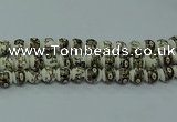 CPB711 15.5 inches 6mm round Painted porcelain beads