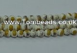 CPB754 15.5 inches 12mm round Painted porcelain beads