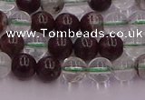 CPC02 15.5 inches 6mm round green phantom quartz beads wholesale