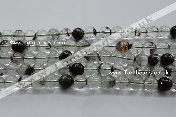 CPC04 15.5 inches 10mm round green phantom quartz beads wholesale