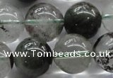 CPC06 15.5 inches 14mm round green phantom quartz beads wholesale