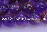 CPC603 15.5 inches 10mm round purple phantom quartz beads