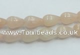 CPI01 15.5 inches 8*12mm teardrop pink aventurine jade beads