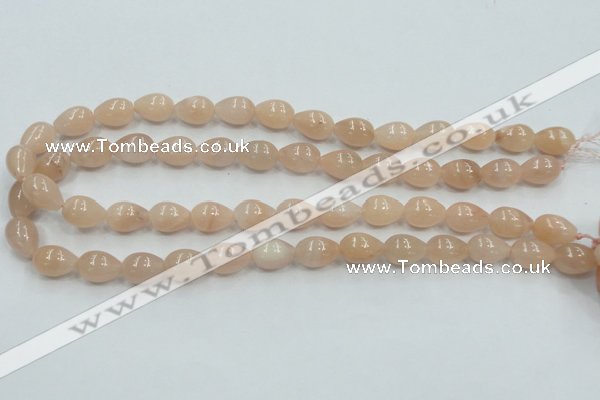 CPI02 15.5 inches 10*14mm teardrop pink aventurine jade beads