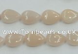 CPI04 15.5 inches 10*14mm flat teardrop pink aventurine jade beads