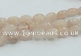 CPI06 15.5 inches 6*8mm oval pink aventurine jade beads wholesale