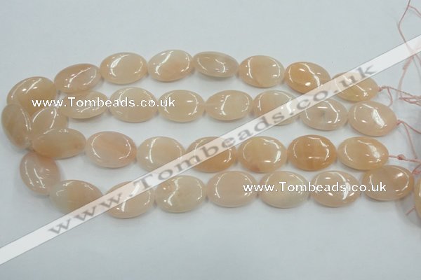 CPI09 15.5 inches 18*25mm oval pink aventurine jade beads wholesale