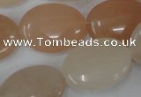 CPI152 15.5 inches 18*25mm oval pink aventurine jade beads