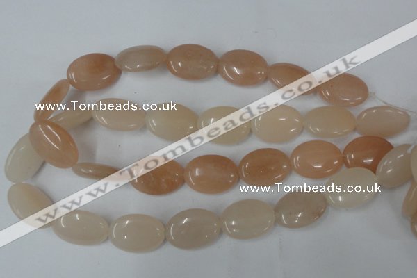 CPI152 15.5 inches 18*25mm oval pink aventurine jade beads