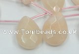 CPI16 15.5 inches 18*25mm briolette pink aventurine jade beads